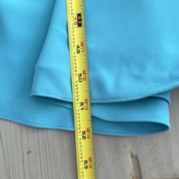 Sachin & Babi Camila Crepe Belted Dress in Teal. size 10 - Picture 7 of 12